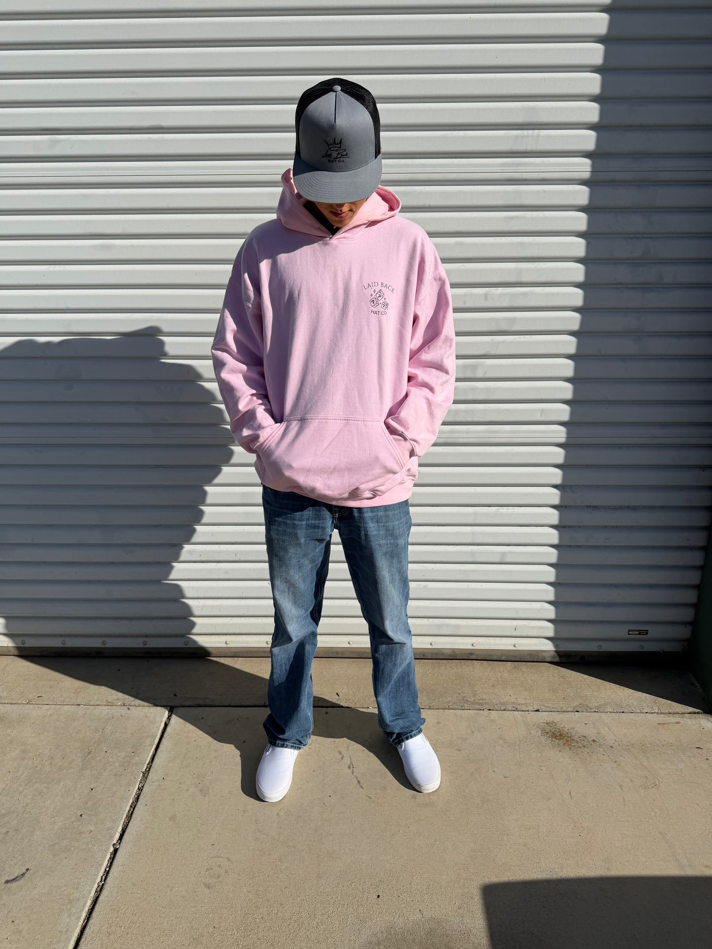 Laid Back "Triple 7" B&W Hoodie