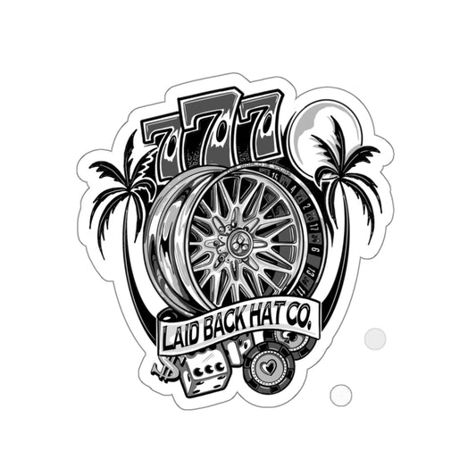 B&W Triple 7 Sticker